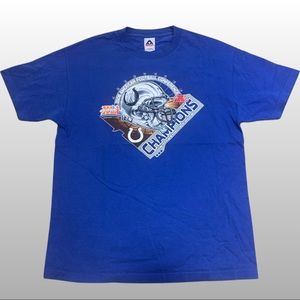 Indianapolis Colts Super Bowl Champs Helmet Graphic T shirt